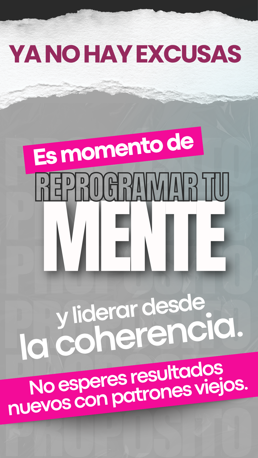 Ya no hay excusas: es momento de reprogramar tu mente y liderar desde la coherencia